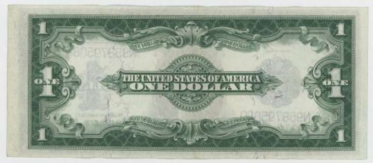 Crisp Series of 1923 Large Size $1 Silver Certificate