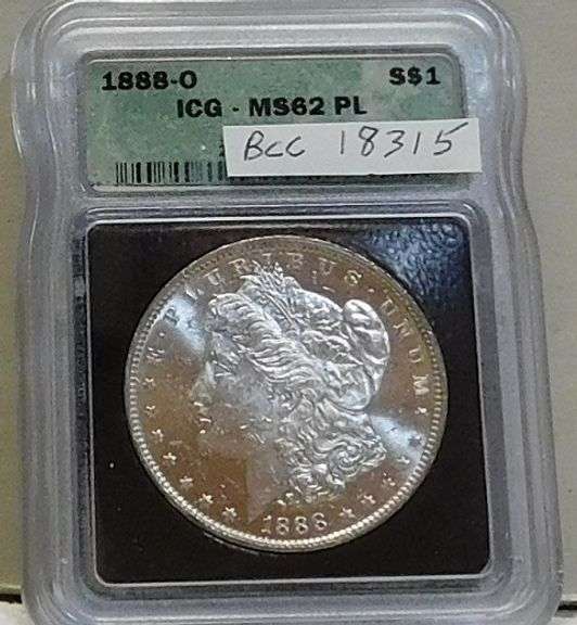 1888-O Morgan Dol  ICG  MS-62-PL