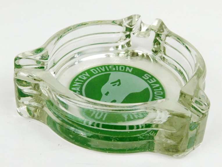 Vintage Timberwolves 104th Infantry Ashtray