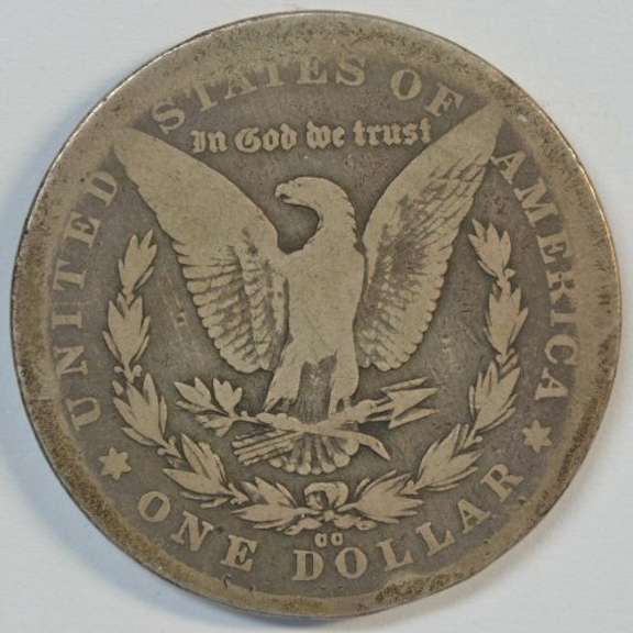 Scarce 1878-CC Morgan Silver Dollar. Key date