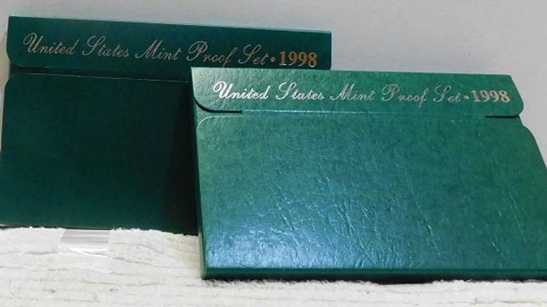 2 Sets:  1998 PROOF Sets, harder date