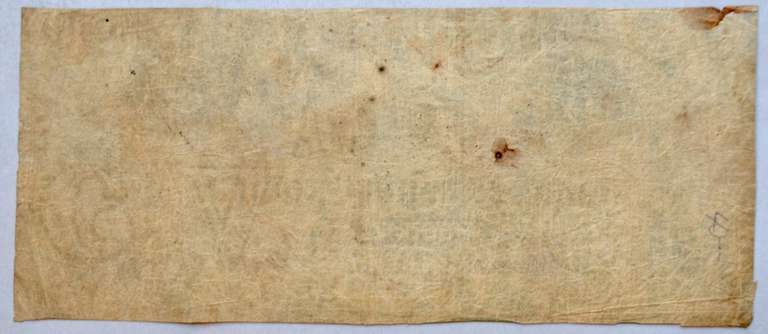 $5 Bank of South Carolina Cheraw Note