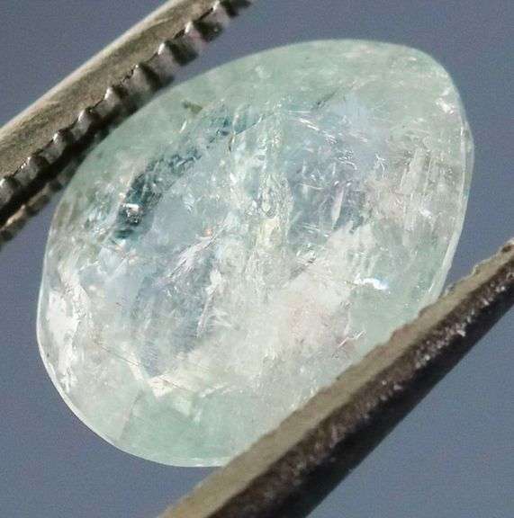 Stunning .97ct steely paraiba blue tourmaline