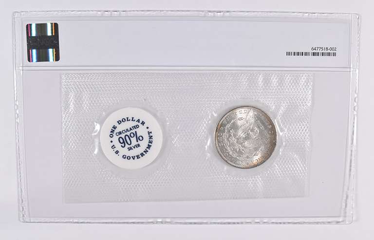 MS62 1882-S Morgan Silver Dollar GSA Soft Pack NGC