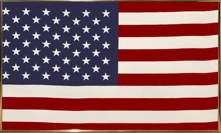 Framed American Flag
