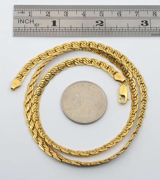 Fsshionable 14k YG Necklace