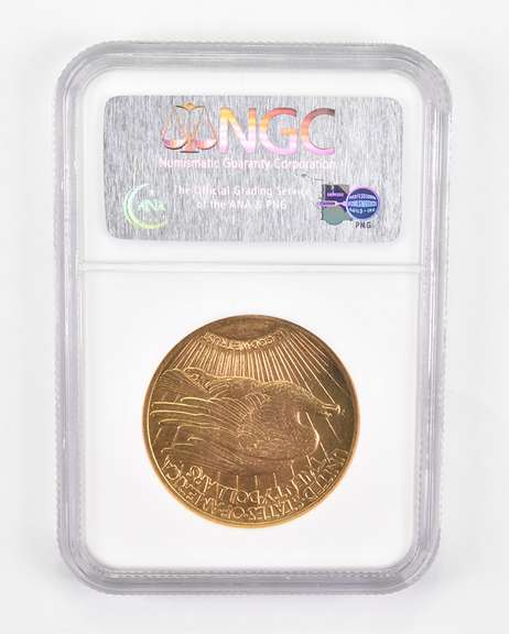 MS63 1915 $20 American Gold Eagle - Graded NGC