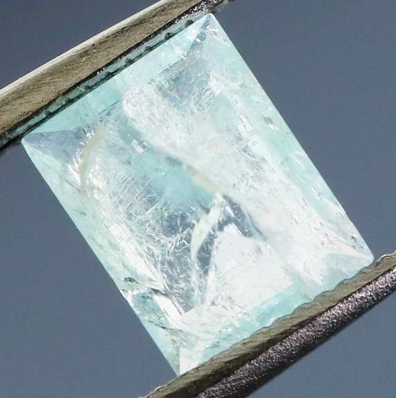 Super cool .68ct cracked ice paraiba blue tourmaline