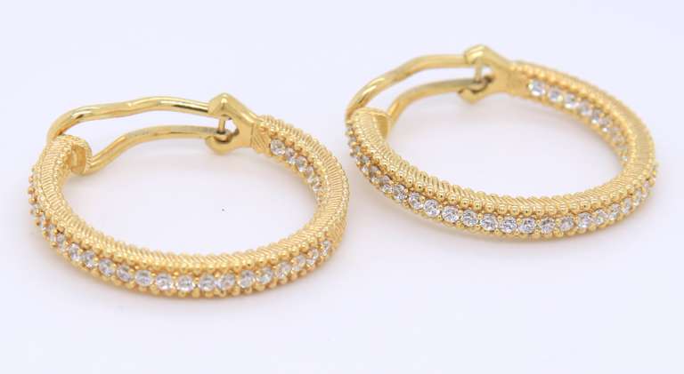 Judith Ripka Cubic Zirconia Earrings