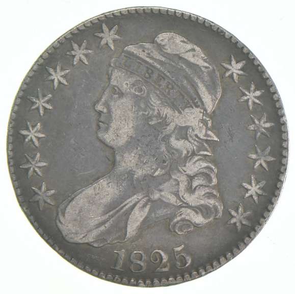1825 Capped Bust Half Dollar R4 104