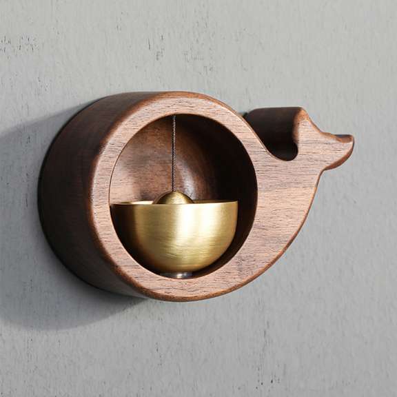Japanese Wind Chime Dopamine Doorbell Walnut