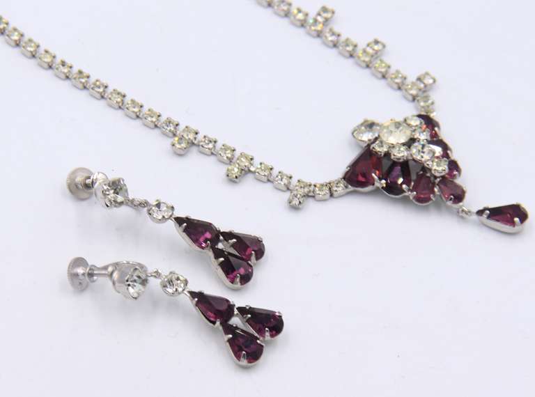Set of Cubic Zirconia Costume Jewelry