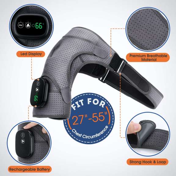 Electric Heating Vibration Massage Shoulder Pads