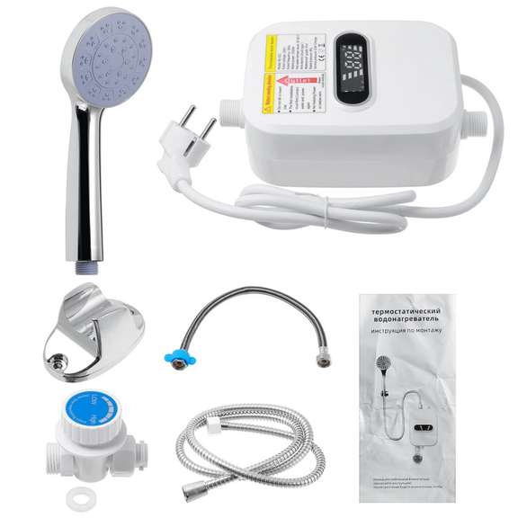 3500W 110V Instant Water Heater Shower 3S Heating
