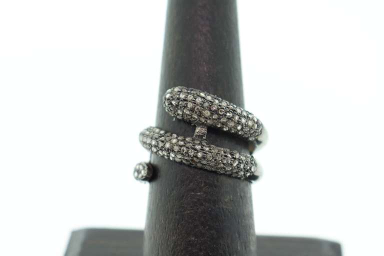 Sterling Silver & Diamond Ring