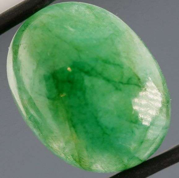 Huge natural 19.29ct Zambian Emerald cabochon