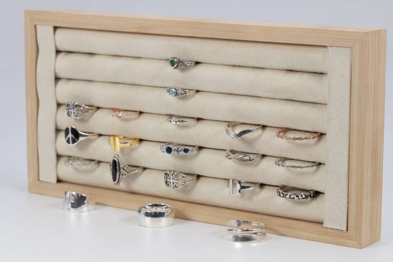 .925 Sterling Silver Curated Ring Set Lot of 20 Rings