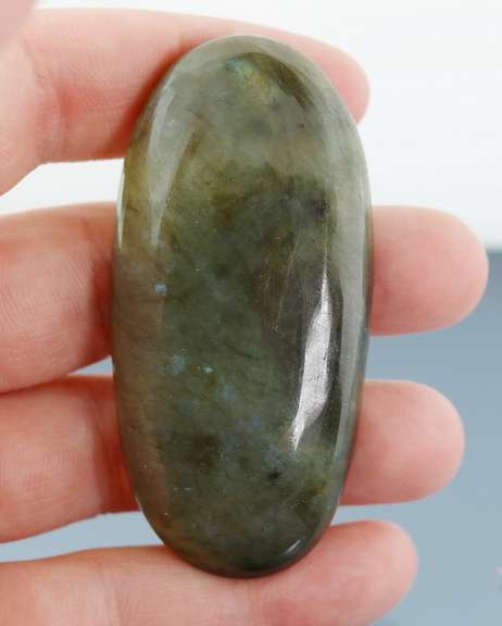 Rare blue flashing! 174.50ct Labradorite cabochon