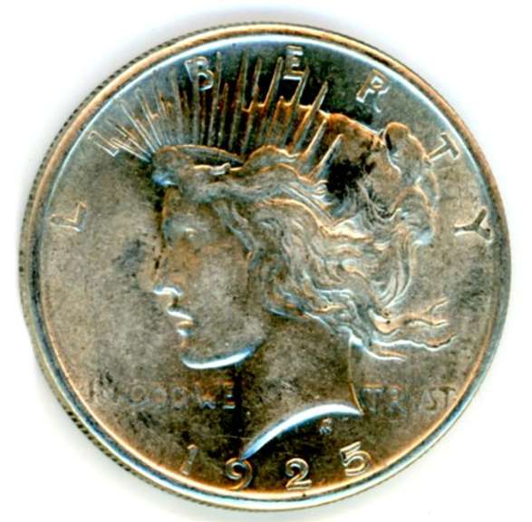 1925 Peace Silver Dollar