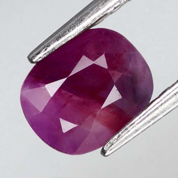 Stunning 1.30ct violet red unheated Ruby