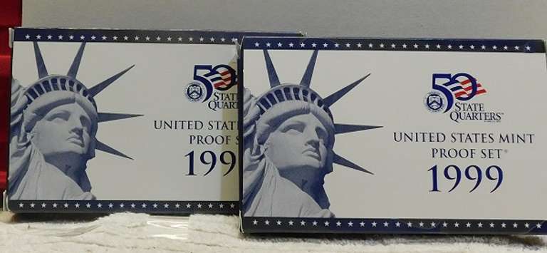 2 Sets: 1999 PRF Sets, first yr State Qtrs