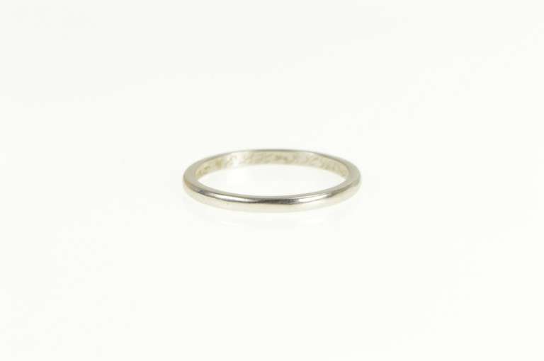 Platinum Classic 1.9mm Traditional Wedding Band Ring