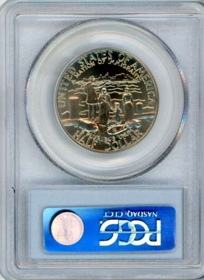 1986-D Statue of Liberty BU Silver Commemorative Half Dollar in PCGS MS69