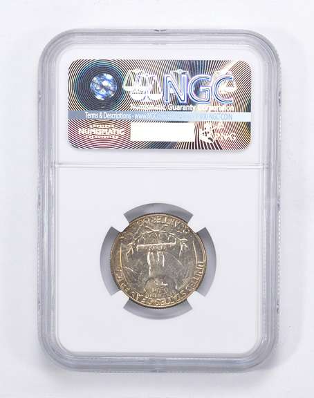 MS64 1949 Washington Quarter - Toned - Graded by NGC