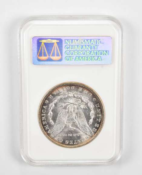 MS64 1886 Morgan Silver Dollar - Graded NGC