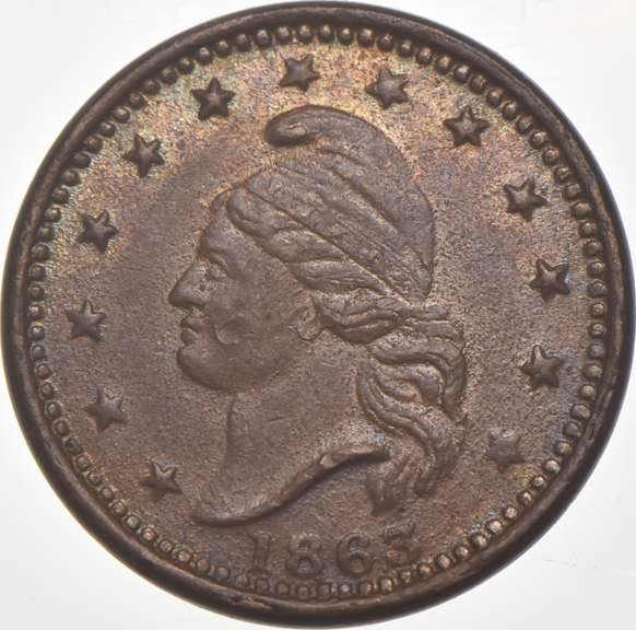 1863 Army & Navy Civil War Token
