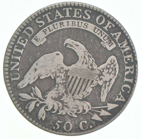1818 Capped Bust Half Dollar R4+ 115a