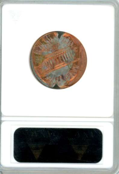No Date Lincoln Memorial Error Cent in ANACS MS65RED