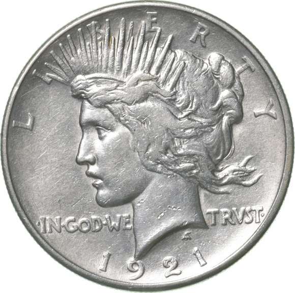 1921 Peace Silver Dollar