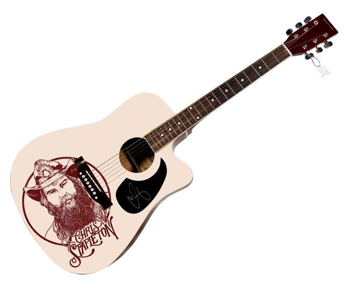 Chris Stapleton Autographed Signed Acoustic Graphics Guitar