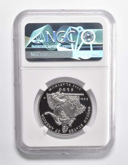 PF70 UCAM 2004-W $100 American Platinum Eagle - Signed - Graded NGC