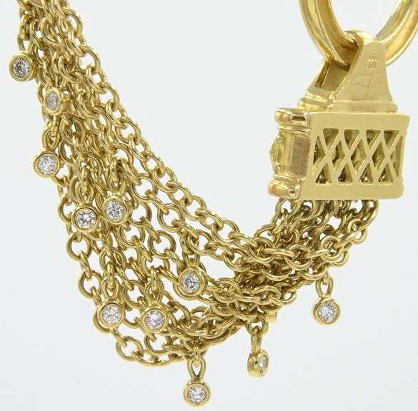 Seidengang Diamond and Gemstone Necklace in 18K