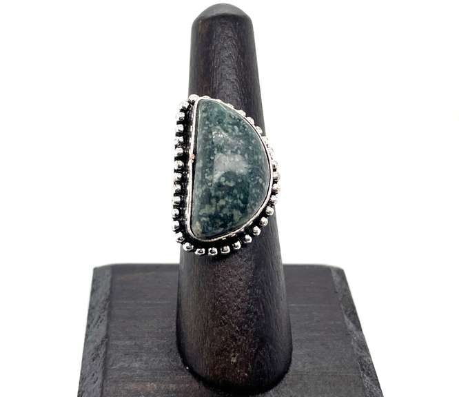 Lot Liquidation! 5 Mixed Tibetan Silver Gemstone Rings