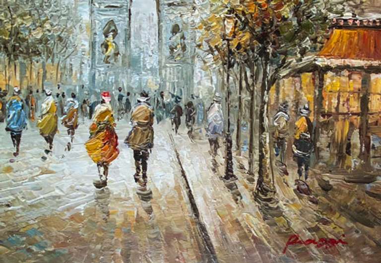 UNIQE BEAUTIFUL PAINTING ON CANVAS