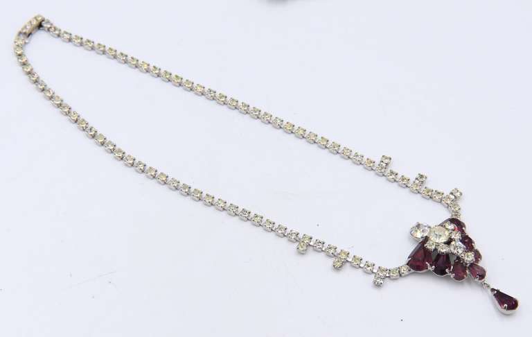 Set of Cubic Zirconia Costume Jewelry