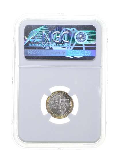 MS66 1957-D Roosevelt Dime - Graded NGC