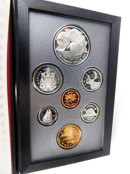 2 Canadian Proof Coin Sets w/Silver Coins