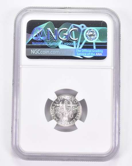 MS66 1964 Roosevelt Dime - Graded NGC