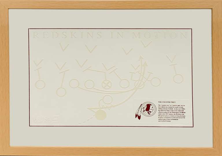 Redskins in Motion Print