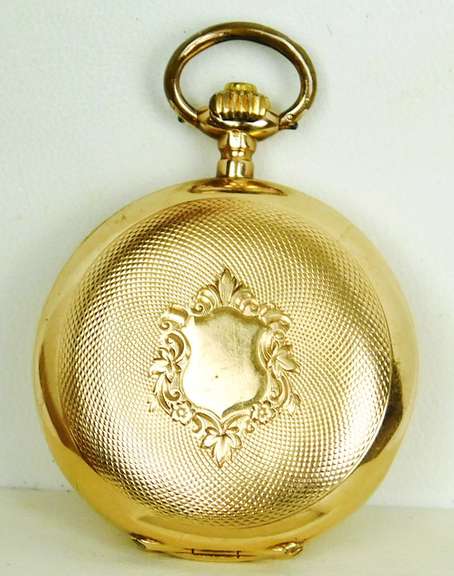 Antique 14K Gold Ladies Pocket Watch, Runs