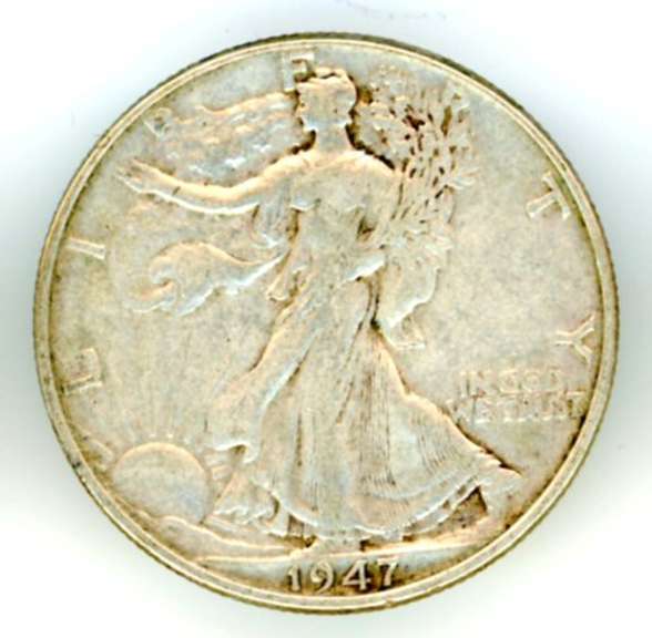 1947 Walking Liberty Half Dollar