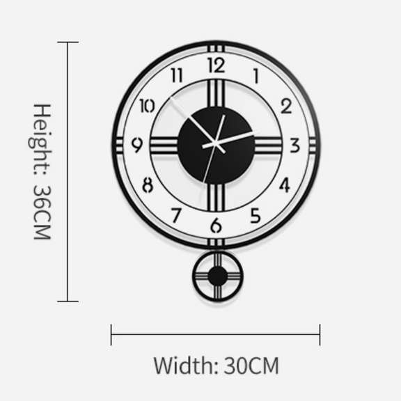 Acrylic Clock Pendulum Modern Design