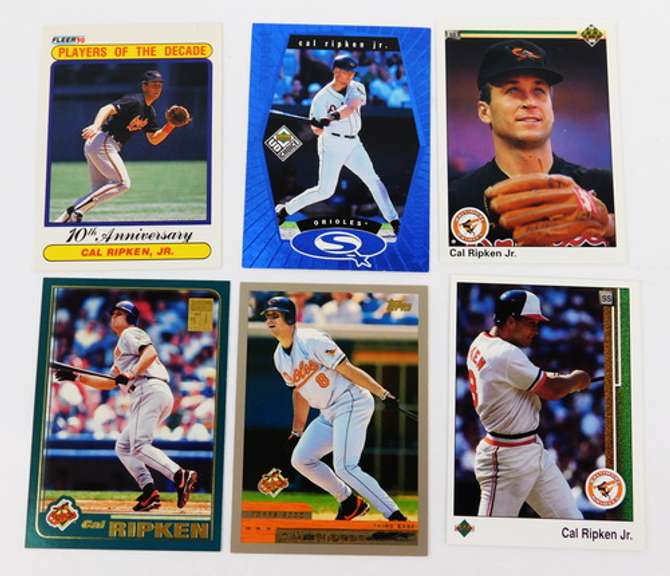 6 Cal Ripken, Jr. Baseball Cards