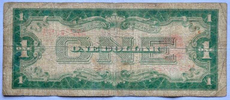 Tougher Red Seal 1928 $1 US Note