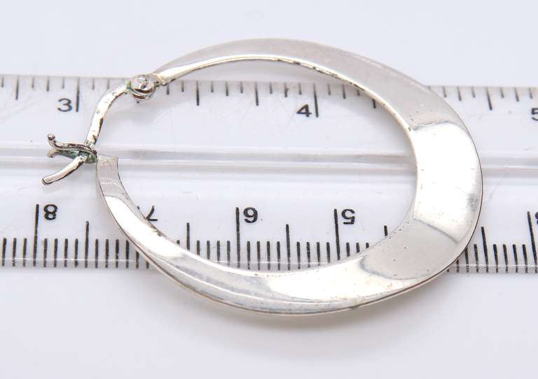 Sterling Silver Hoop Earrings