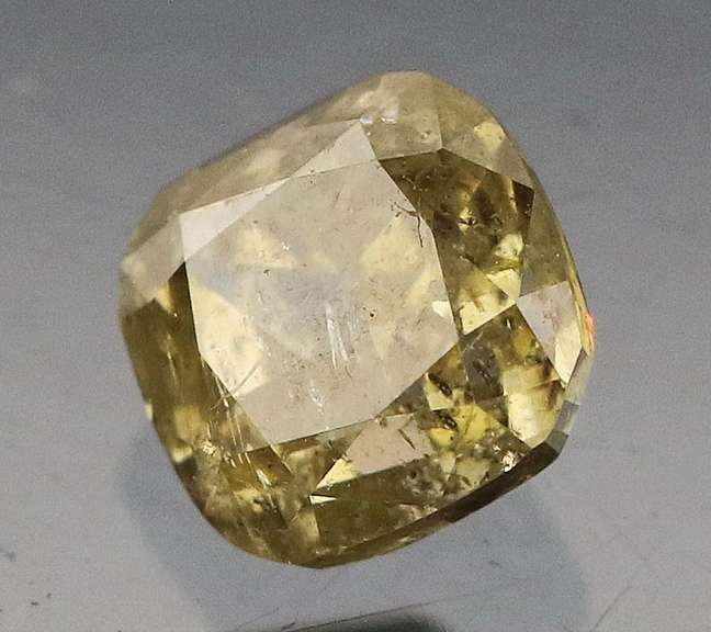 Unique .32ct unheated burnished gold Diamond